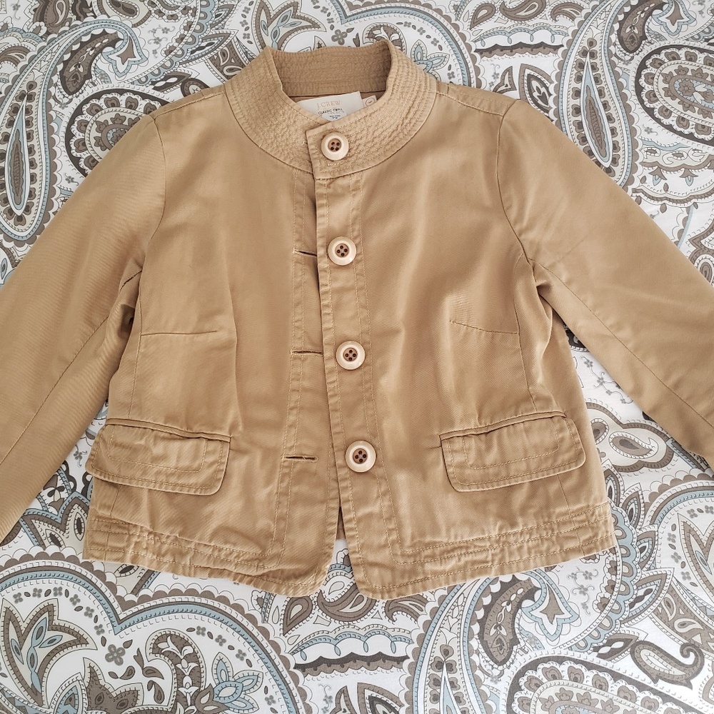 J. Crew Cropped Chino Jacket
